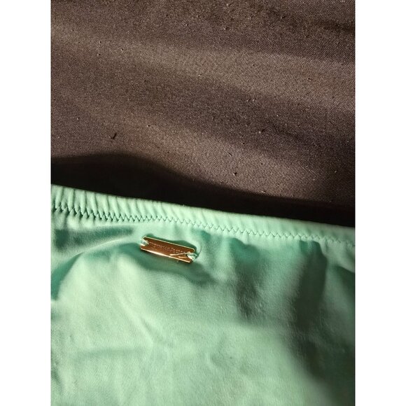 Victorias Secret Knockout Bikini Swimsuit Bottoms Teal Sexy Size Large - Picture 3 of 4